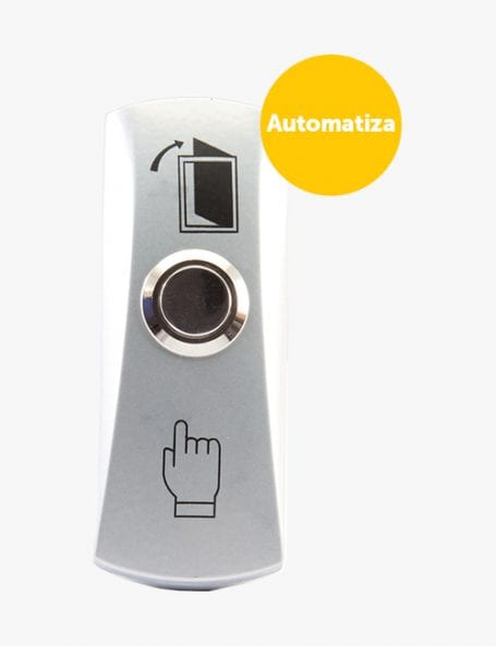Botão de saída sobrepor inox com caixa BT 3000 Intelbras