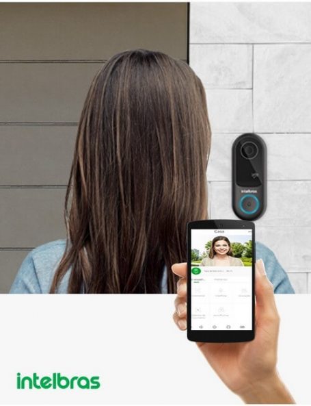 Video Porteiro Wi-Fi Intelbras Allo w3 Com App