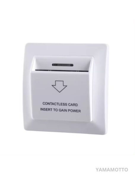 Economizador de Energia Especial Mifare Yamamotto YA-MF 7000ES Branco Pro (com número do quarto)