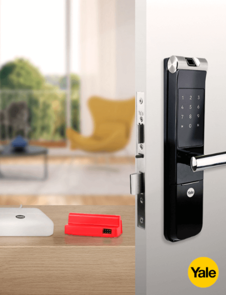 Fechadura Digital de Embutir Yale YMF 40A com App