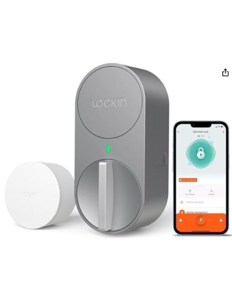 Fechadura Digital Lockin G30, Wi-Fi e Controle via App, Compatível com Alexa e Google