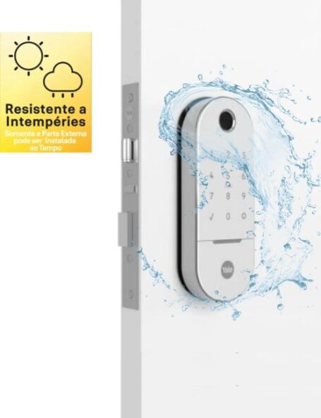 Fechadura Digital de Embutir Yale LIA Branca App